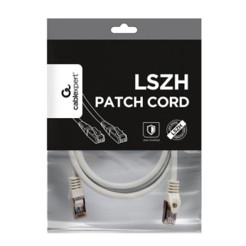 Патч-корд Cablexpert 1.5м S/FTP Cat 6A CU LSZH white (PP6A-LSZHCU-W-1.5M)
