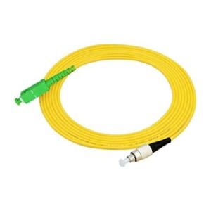Оптичний патчкорд SC/APC-FC/UPC SM Simplex 1m CMS (HPC-1SCFC(SM)S(ON))