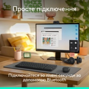 Комплект Logitech MK250 Bluetooth/Wireles UA Graphite (920-013823)