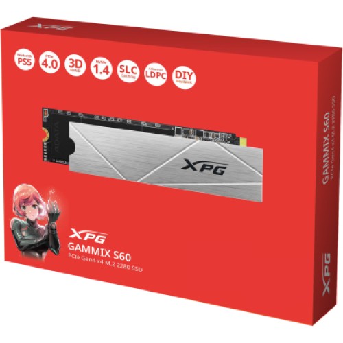 Накопитель SSD M.2 2280 2TB XPG GAMMIX S60 ADATA (AGAMMIXS60-2T-CS)