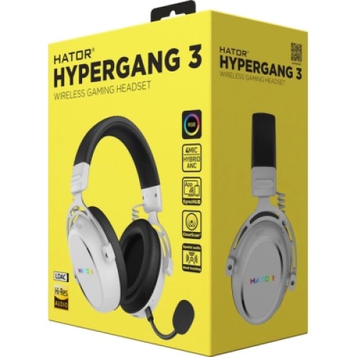 Наушники Hator Hypergang 3 Wireless White (ESH56)