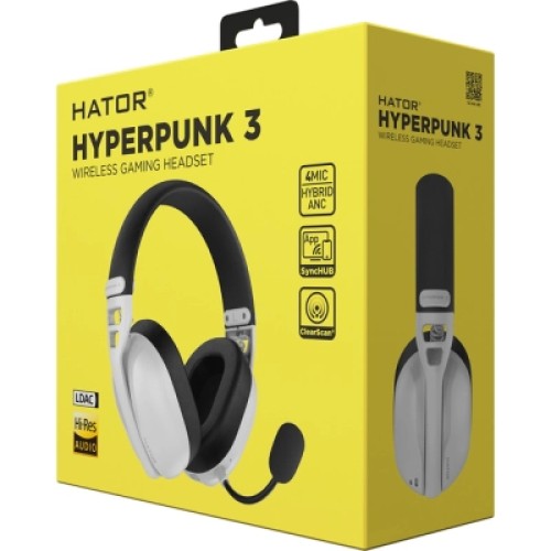 Наушники Hator Hyperpunk 3 Wireless White (ESH16)