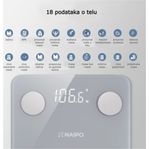 Весы напольные NAIPO NP-BS01