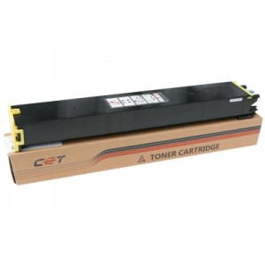 Тонер-картридж CET Sharp MX2651, MX-60FTYA/MX-61FTYA, 476г, 24K, yellow (CET141381)