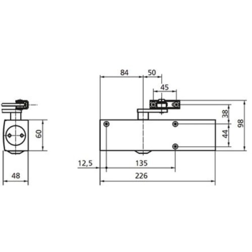 Доводчик двери Geze TS 2000 V BC black