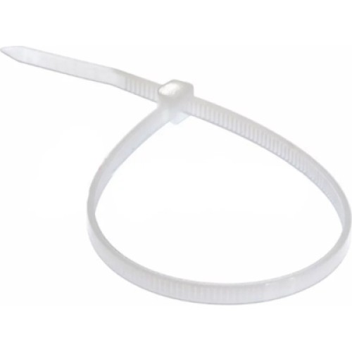 Стяжка 80мм/3.0мм, white, 100 шт APRO (CT-W380)