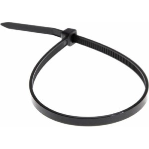 Стяжка 80мм/3.0мм, black, 100 шт APRO (CT-B380)