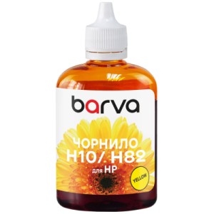 Чернила Barva HP 10/11/13/82/88100ml yellow, water-soluble (H10-671)