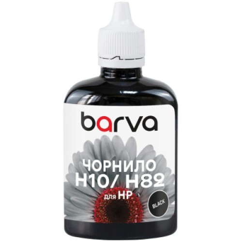 Чернила Barva HP 10/13/82/88 100ml black, water-soluble (H10-668)