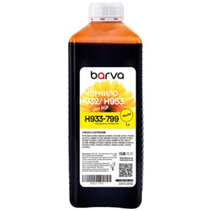 Чернила Barva HP 933/951/953 1L yellow, pigment (H933-799)