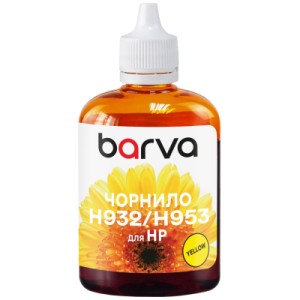 Чернила Barva HP 933/951/953 100ml, yellow , pigment (H933-803)
