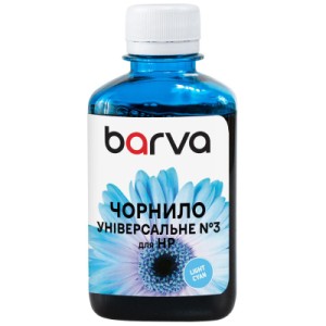 Чернила Barva HP universal 3 180ml LCyan, water-soluble (HU3-969)