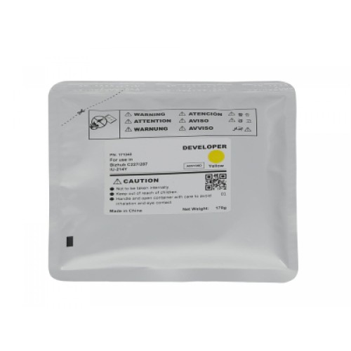 Девелопер Konica Minoltа IU-214Y, 170г, 90K, yellow, Bizhub С227 CET (CET171040)