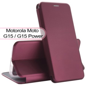 Чехол для мобильного телефона BeCover Exclusive Motorola Moto G15 / G15 Power Red Wine (713515)