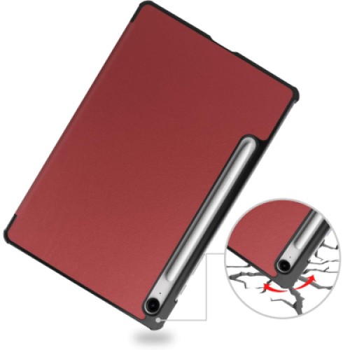Чехол для планшета BeCover Smart Case Samsung Galaxy Tab S10 FE Plus (SM-X620/SM-X626) 13.1" Red Wine (713385)