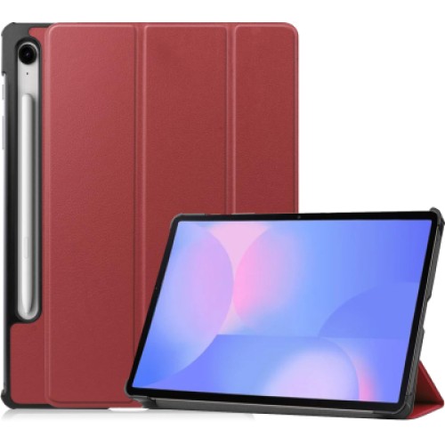 Чехол для планшета BeCover Smart Case Samsung Galaxy Tab S10 FE Plus (SM-X620/SM-X626) 13.1" Red Wine (713385)