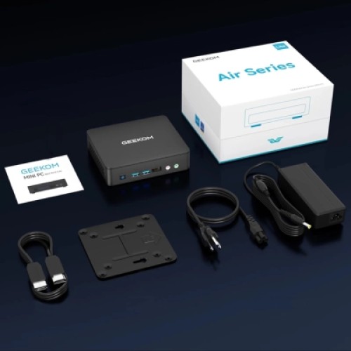 Компьютер GEEKOM Mini Air12 Lite / N150, 8, 256, WIN11Pro (GMAir12Lite-N150-8256-EU)