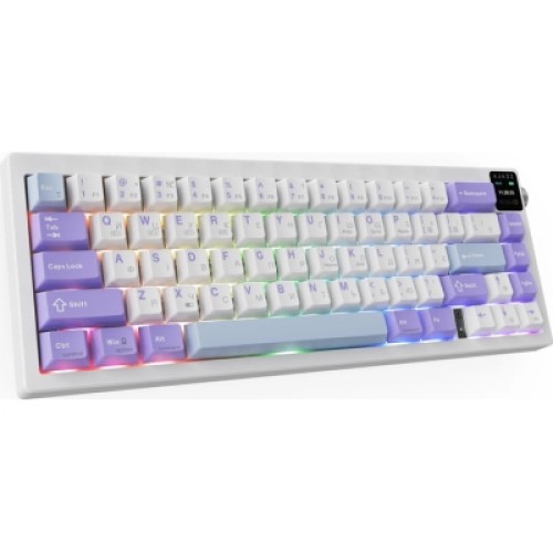 Клавиатура Ajazz AK650 Flying Fish Switch Purple RGB USB/Wireless/Bluetooth UA Purple (AK650-FF-PWB)