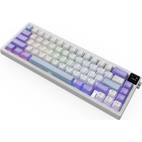 Клавиатура Ajazz AK650 Flying Fish Switch Purple RGB USB/Wireless/Bluetooth UA Purple (AK650-FF-PWB)