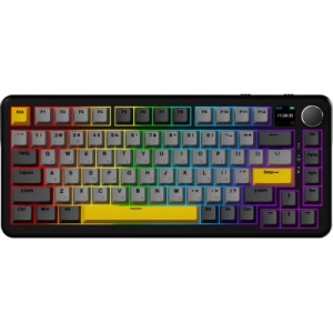 Клавіатура Ajazz AK820 MAX Magnetic switches Black RGB USB/Wireless/Bluetooth UA Black (AK820MAX-M-BGY)
