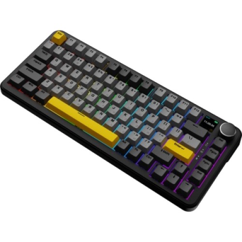 Клавиатура Ajazz AK820 MAX Magnetic switches Black RGB USB/Wireless/Bluetooth UA Black (AK820MAX-M-BGY)