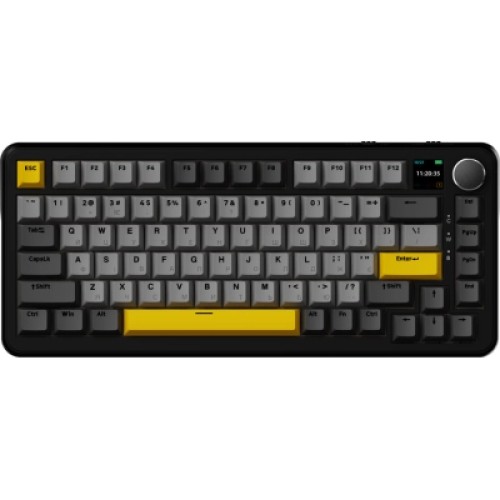 Клавиатура Ajazz AK820 MAX Magnetic switches Black RGB USB/Wireless/Bluetooth UA Black (AK820MAX-M-BGY)
