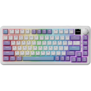 Клавіатура Ajazz AK820 MAX Magnetic switches Purple RGB USB/Wireless/Bluetooth UA Purple (AK820MAX-M-PWB)