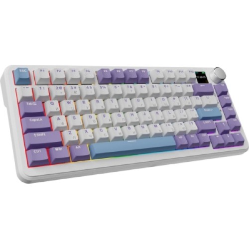 Клавиатура Ajazz AK820 MAX Magnetic switches Purple RGB USB/Wireless/Bluetooth UA Purple (AK820MAX-M-PWB)
