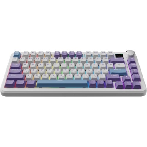Клавиатура Ajazz AK820 MAX Magnetic switches Purple RGB USB/Wireless/Bluetooth UA Purple (AK820MAX-M-PWB)