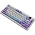 Клавиатура Ajazz AK820 MAX Magnetic switches Purple RGB USB/Wireless/Bluetooth UA Purple (AK820MAX-M-PWB)