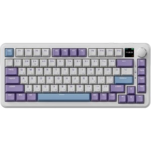 Клавіатура Ajazz AK820 MAX Magnetic switches Purple RGB USB/Wireless/Bluetooth UA Purple (AK820MAX-M-PWB)
