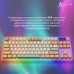 Клавиатура Ajazz AK870 Jasmine Switch Yellow RGB USB/Wireless/Bluetooth UA Brown (AK870-JS-YWG)