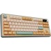Клавиатура Ajazz AK870 Jasmine Switch Yellow RGB USB/Wireless/Bluetooth UA Brown (AK870-JS-YWG)