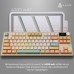 Клавиатура Ajazz AK870 Jasmine Switch Yellow RGB USB/Wireless/Bluetooth UA Brown (AK870-JS-YWG)