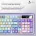 Клавиатура Ajazz AK980 Clear Sky Switch Purple RGB USB/Wireless/Bluetooth UA Purple (AK980-CS-PWB)