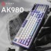 Клавиатура Ajazz AK980 Clear Sky Switch Purple RGB USB/Wireless/Bluetooth UA Purple (AK980-CS-PWB)