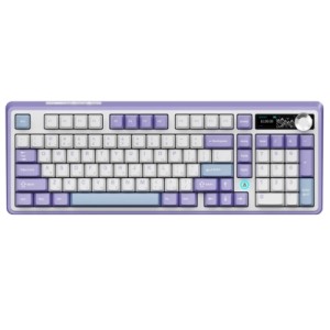 Клавіатура Ajazz AK980 Clear Sky Switch Purple RGB USB/Wireless/Bluetooth UA Purple (AK980-CS-PWB)