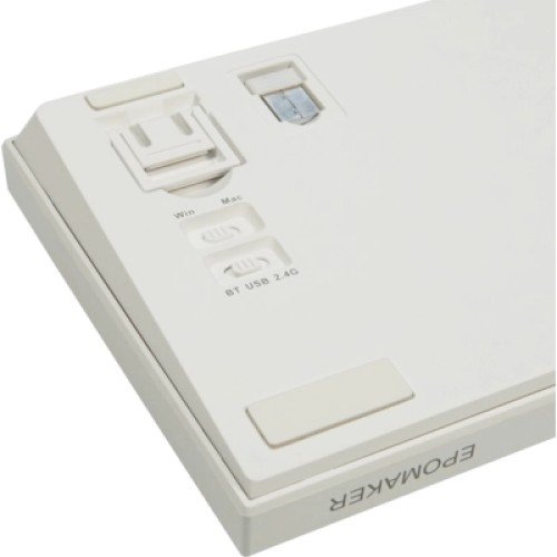 Клавиатура Epomaker AK820 Pro 75 Flying Fish Switch Hot-Swap RGB USB/Wireless/Bluetooth UA White (AK820-PRO-W-FF)