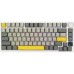Клавиатура Epomaker AK820 Pro 75 Flying Fish Switch Hot-Swap RGB USB/Wireless/Bluetooth UA White (AK820-PRO-W-FF)