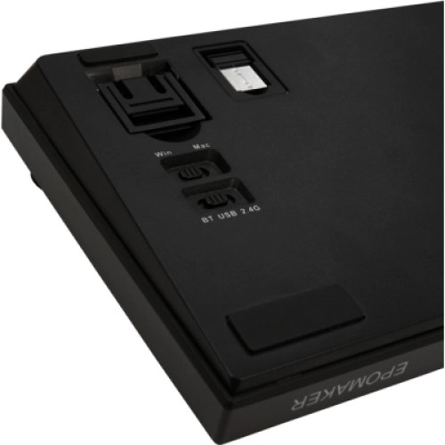 Клавиатура Epomaker AK820 Pro 75 Gift Switch Hot-Swap RGB USB/Wireless/Bluetooth/USB UA Black (AK820-PRO-B-G)