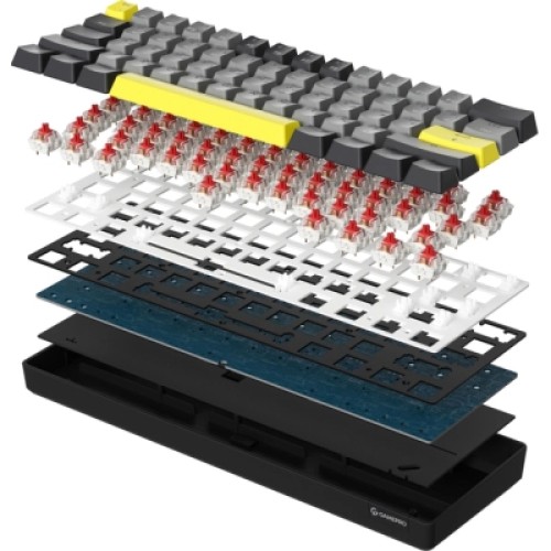Клавиатура GamePro MK130G Pro Outemu Red Switch Hot-Swap 60 RGB USB/Wireless/Bluetooth Black (MK130G Pro)