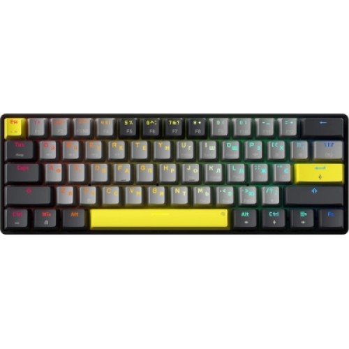 Клавиатура GamePro MK130G Pro Outemu Red Switch Hot-Swap 60 RGB USB/Wireless/Bluetooth Black (MK130G Pro)