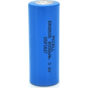 Батарейка ER18505 (size A), 3.6V 4000mah, Lithium, 4 pcs shrink PkCell (ER18505)
