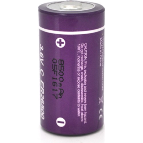 Батарейка ER26500 (size C), 3.6V 8500mah, Lithium, OEM PkCell (ER26500)
