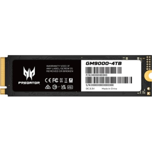 Накопитель SSD M.2 2280 4TB GM9000 Acer Predator (BL.9BWWR.131)