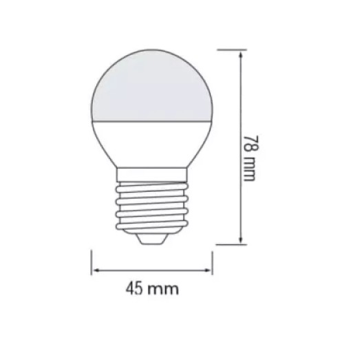 Лампочка Horoz ELITE SMD LED 6W 4200K Е27 480Lm (YT18146)