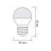 Лампочка Horoz ELITE SMD LED 6W 4200K Е27 480Lm (YT18146)
