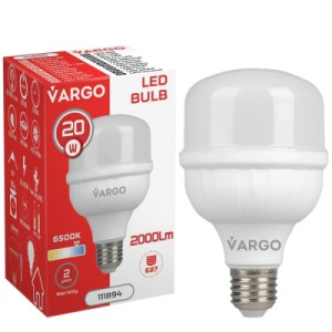 Лампочка VARGO VG-20W E27 6500K