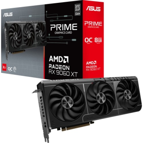 Видеокарта ASUS Radeon RX 9060 XT 8Gb PRIME OC (PRIME-RX9060XT-O8G)