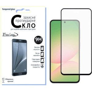Стекло защитное Fine Line Samsung Galaxy A56 Black (FL-TGFG-388)